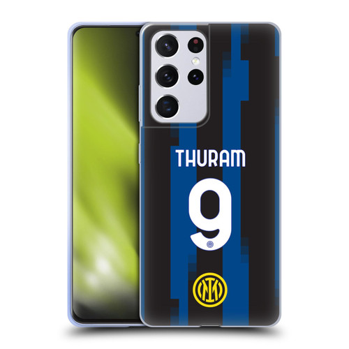 Fc Internazionale Milano 2023/24 Players Home Kit Marcus Thuram Soft Gel Case for Samsung Galaxy S21 Ultra 5G