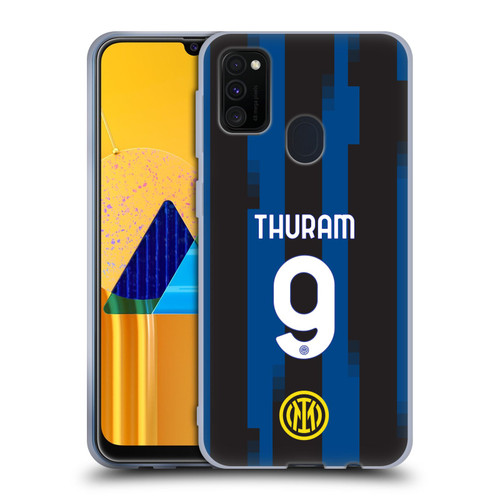 Fc Internazionale Milano 2023/24 Players Home Kit Marcus Thuram Soft Gel Case for Samsung Galaxy M30s (2019)/M21 (2020)