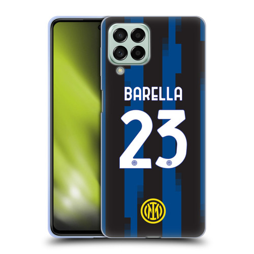 Fc Internazionale Milano 2023/24 Players Home Kit Nicolò Barella Soft Gel Case for Samsung Galaxy M53 (2022)