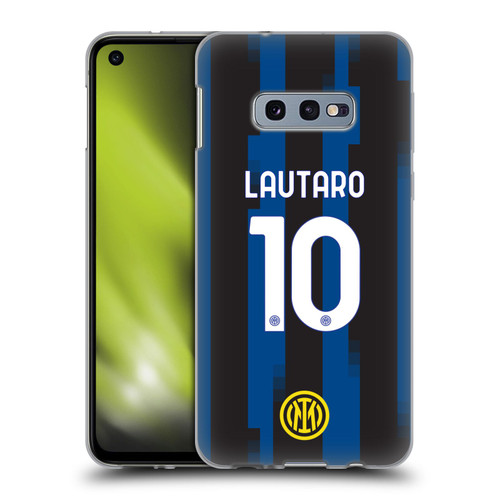 Fc Internazionale Milano 2023/24 Players Home Kit Lautaro Martínez Soft Gel Case for Samsung Galaxy S10e