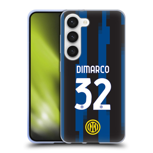 Fc Internazionale Milano 2023/24 Players Home Kit Federico Dimarco Soft Gel Case for Samsung Galaxy S23 5G