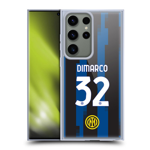 Fc Internazionale Milano 2023/24 Players Home Kit Federico Dimarco Soft Gel Case for Samsung Galaxy S23 Ultra 5G