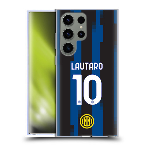 Fc Internazionale Milano 2023/24 Players Home Kit Lautaro Martínez Soft Gel Case for Samsung Galaxy S23 Ultra 5G