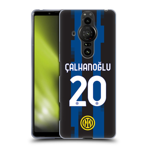 Fc Internazionale Milano 2023/24 Players Home Kit Hakan Çalhanoglu Soft Gel Case for Sony Xperia Pro-I