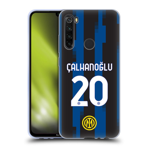 Fc Internazionale Milano 2023/24 Players Home Kit Hakan Çalhanoglu Soft Gel Case for Xiaomi Redmi Note 8T