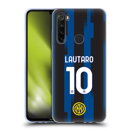 Fc Internazionale Milano 2023/24 Players Home Kit Lautaro Martínez Soft Gel Case for Xiaomi Redmi Note 8T