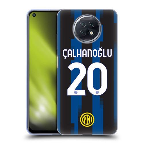 Fc Internazionale Milano 2023/24 Players Home Kit Hakan Çalhanoglu Soft Gel Case for Xiaomi Redmi Note 9T 5G
