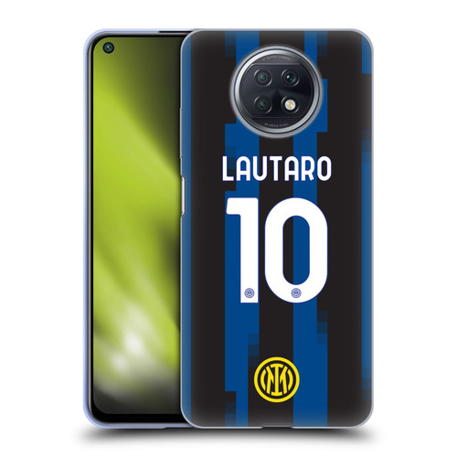 Fc Internazionale Milano 2023/24 Players Home Kit Lautaro Martínez Soft Gel Case for Xiaomi Redmi Note 9T 5G