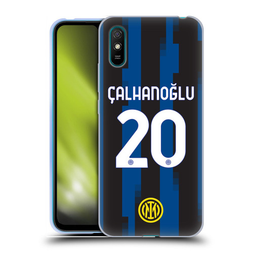 Fc Internazionale Milano 2023/24 Players Home Kit Hakan Çalhanoglu Soft Gel Case for Xiaomi Redmi 9A / Redmi 9AT
