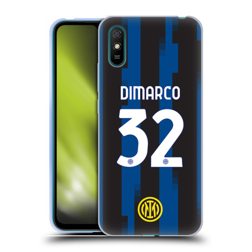 Fc Internazionale Milano 2023/24 Players Home Kit Federico Dimarco Soft Gel Case for Xiaomi Redmi 9A / Redmi 9AT