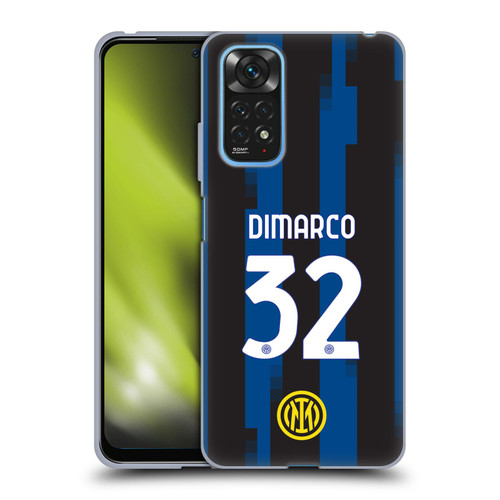 Fc Internazionale Milano 2023/24 Players Home Kit Federico Dimarco Soft Gel Case for Xiaomi Redmi Note 11 / Redmi Note 11S