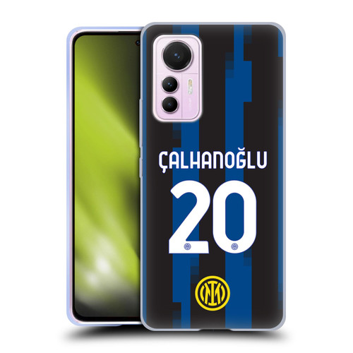Fc Internazionale Milano 2023/24 Players Home Kit Hakan Çalhanoglu Soft Gel Case for Xiaomi 12 Lite