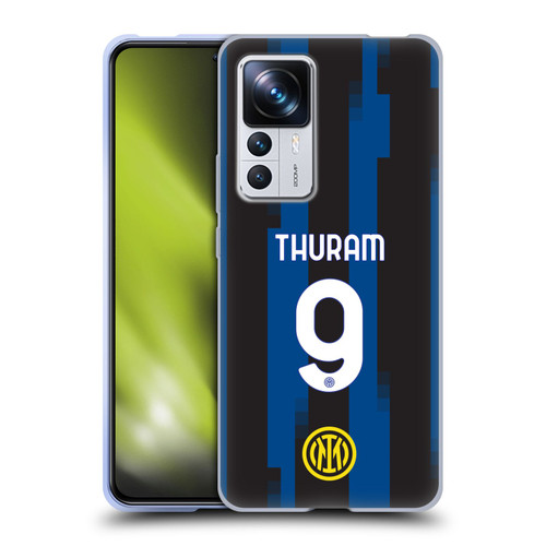 Fc Internazionale Milano 2023/24 Players Home Kit Marcus Thuram Soft Gel Case for Xiaomi 12T Pro