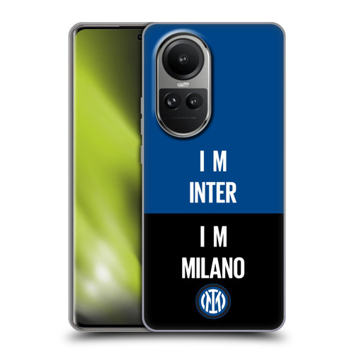 Fc Internazionale Milano Logo Inter Milano Soft Gel Case for OPPO Reno10 5G / Reno10 Pro 5G