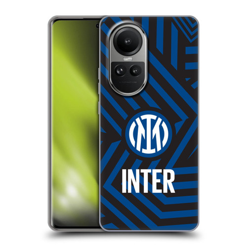 Fc Internazionale Milano Patterns Abstract 1 Soft Gel Case for OPPO Reno10 5G / Reno10 Pro 5G