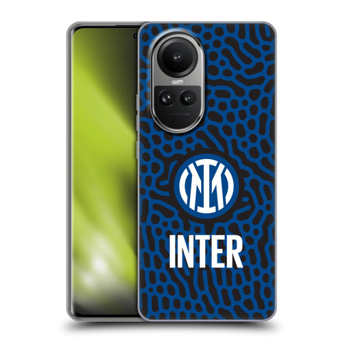 Fc Internazionale Milano Patterns Abstract 2 Soft Gel Case for OPPO Reno10 5G / Reno10 Pro 5G