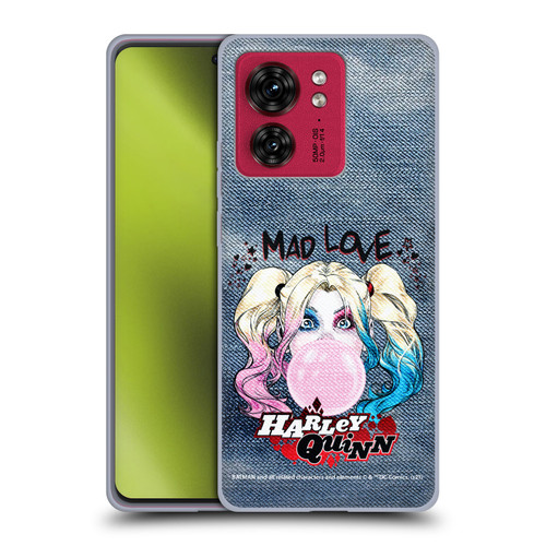 Batman DC Comics Harley Quinn Graphics Bubblegum Soft Gel Case for Motorola Moto Edge 40