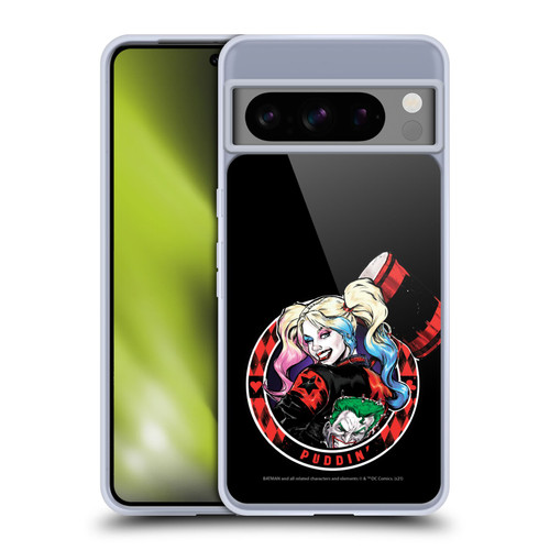 Batman DC Comics Harley Quinn Graphics Puddin Soft Gel Case for Google Pixel 8 Pro