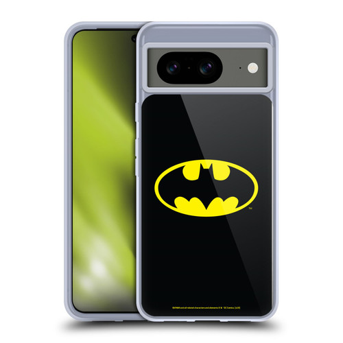 Batman DC Comics Logos Classic Soft Gel Case for Google Pixel 8