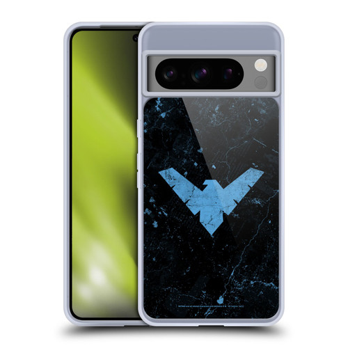 Batman DC Comics Nightwing Logo Grunge Soft Gel Case for Google Pixel 8 Pro