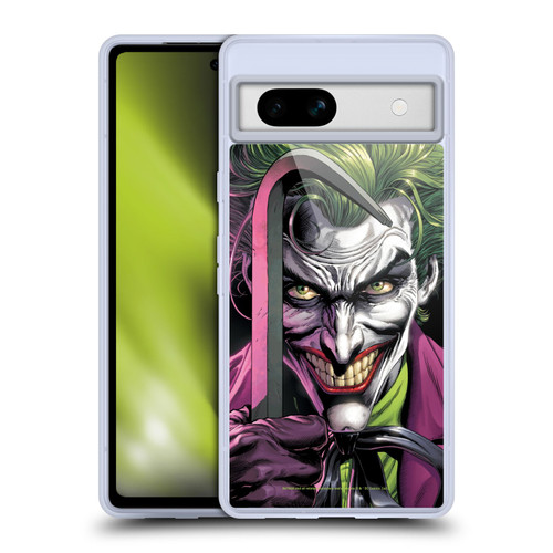Batman DC Comics Three Jokers The Clown Soft Gel Case for Google Pixel 7a