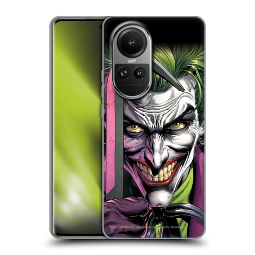 Batman DC Comics Three Jokers The Clown Soft Gel Case for OPPO Reno10 5G / Reno10 Pro 5G