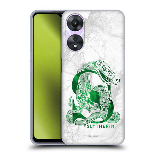 Harry Potter Deathly Hallows IX Slytherin Aguamenti Soft Gel Case for OPPO A78 4G