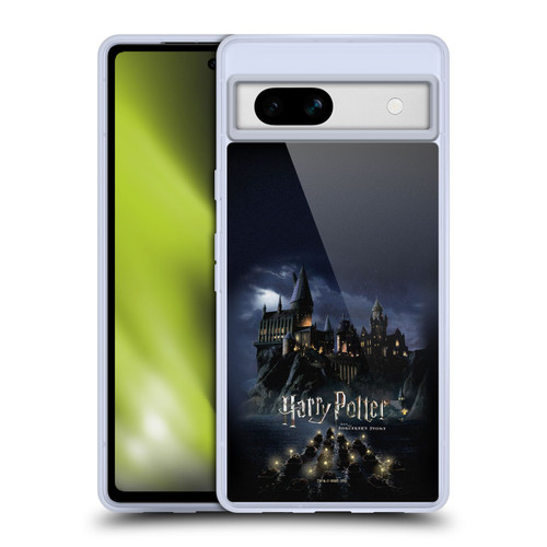 Harry Potter Sorcerer's Stone II Castle Soft Gel Case for Google Pixel 7a