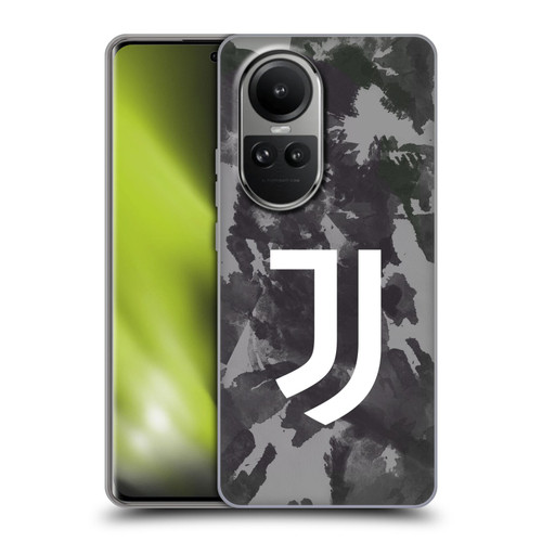 Juventus Football Club Art Monochrome Splatter Soft Gel Case for OPPO Reno10 5G / Reno10 Pro 5G