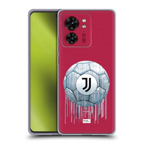Juventus Football Club Drip Art Logo Soft Gel Case for Motorola Moto Edge 40