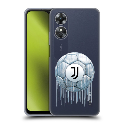 Juventus Football Club Drip Art Logo Soft Gel Case for OPPO A17