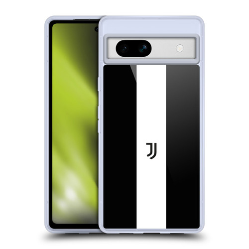 Juventus Football Club Lifestyle 2 Bold White Stripe Soft Gel Case for Google Pixel 7a