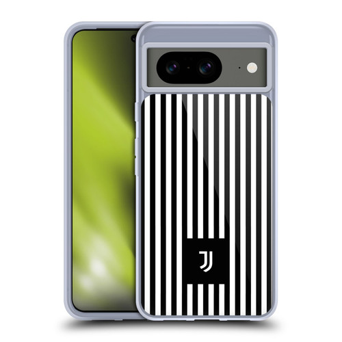 Juventus Football Club Lifestyle 2 Black & White Stripes Soft Gel Case for Google Pixel 8