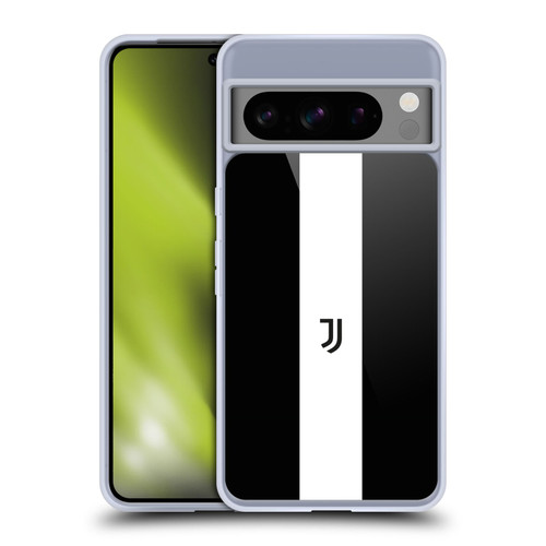 Juventus Football Club Lifestyle 2 Bold White Stripe Soft Gel Case for Google Pixel 8 Pro