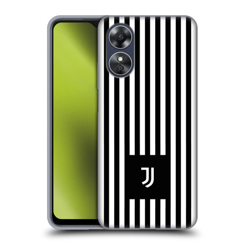 Juventus Football Club Lifestyle 2 Black & White Stripes Soft Gel Case for OPPO A17