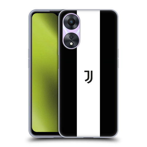 Juventus Football Club Lifestyle 2 Bold White Stripe Soft Gel Case for OPPO A78 4G