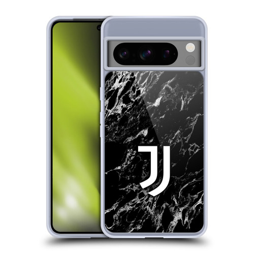 Juventus Football Club Marble Black Soft Gel Case for Google Pixel 8 Pro