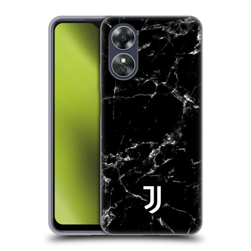 Juventus Football Club Marble Black 2 Soft Gel Case for OPPO A17