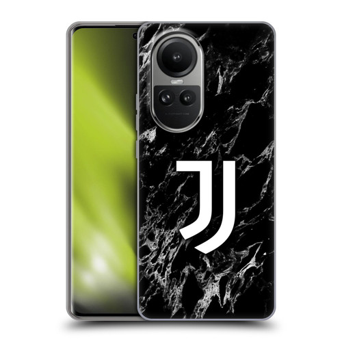 Juventus Football Club Marble Black Soft Gel Case for OPPO Reno10 5G / Reno10 Pro 5G
