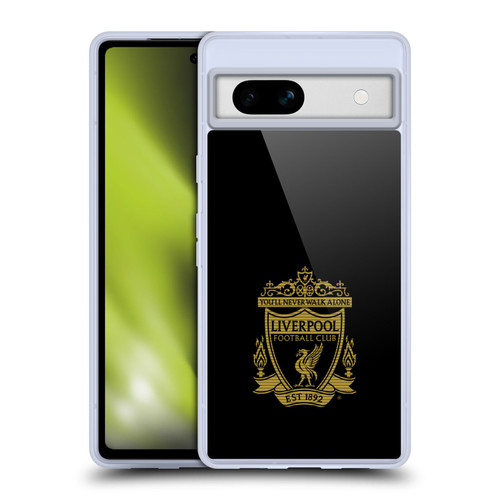 Liverpool Football Club Crest 2 Black 2 Soft Gel Case for Google Pixel 7a