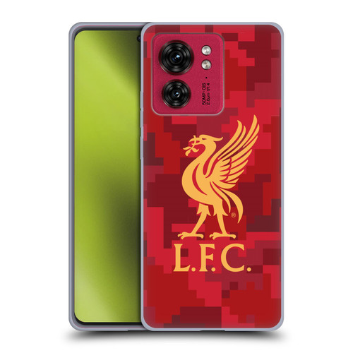 Liverpool Football Club Digital Camouflage Home Red Soft Gel Case for Motorola Moto Edge 40