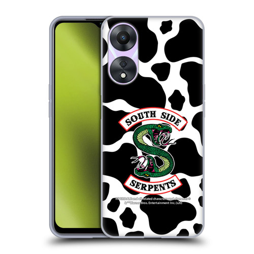 Riverdale South Side Serpents Cow Logo Soft Gel Case for OPPO A78 4G