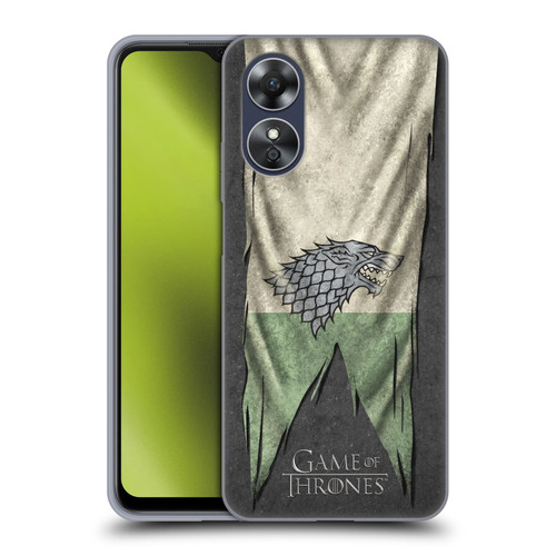 HBO Game of Thrones Sigil Flags Stark Soft Gel Case for OPPO A17
