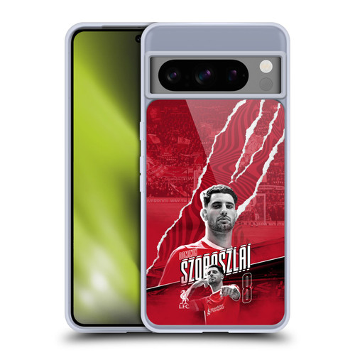 Liverpool Football Club 2023/24 First Team Dominik Szoboszlai Soft Gel Case for Google Pixel 8 Pro