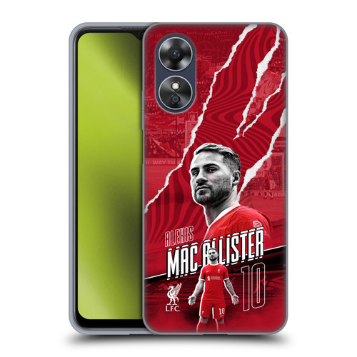 Liverpool Football Club 2023/24 First Team Alexis Mac Allister Soft Gel Case for OPPO A17