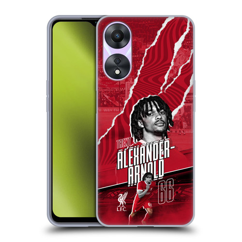 Liverpool Football Club 2023/24 First Team Trent Alexander-Arnold Soft Gel Case for OPPO A78 4G