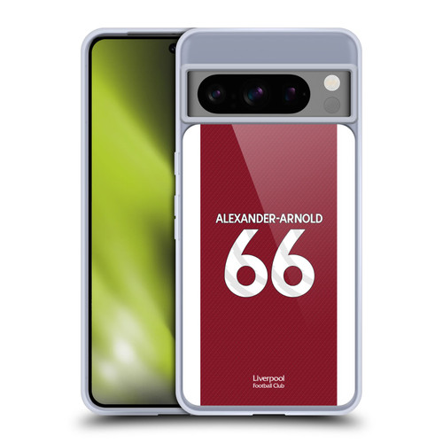 Liverpool Football Club 2023/24 Players Home Kit Trent Alexander-Arnold Soft Gel Case for Google Pixel 8 Pro