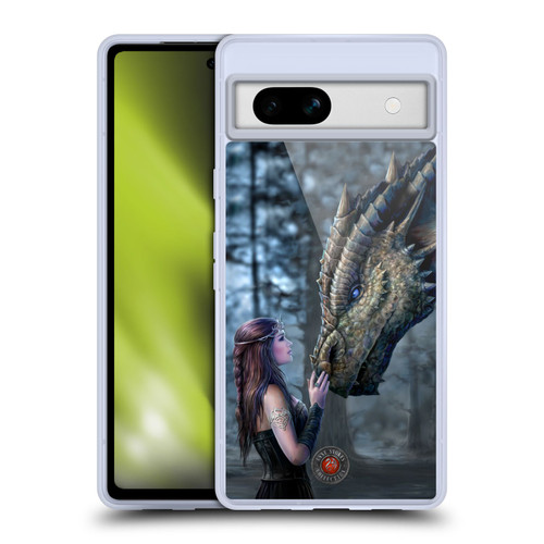 Anne Stokes Dragon Friendship Once Upon A Time Soft Gel Case for Google Pixel 7a