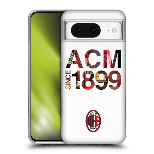 AC Milan Adults 1899 Soft Gel Case for Google Pixel 8