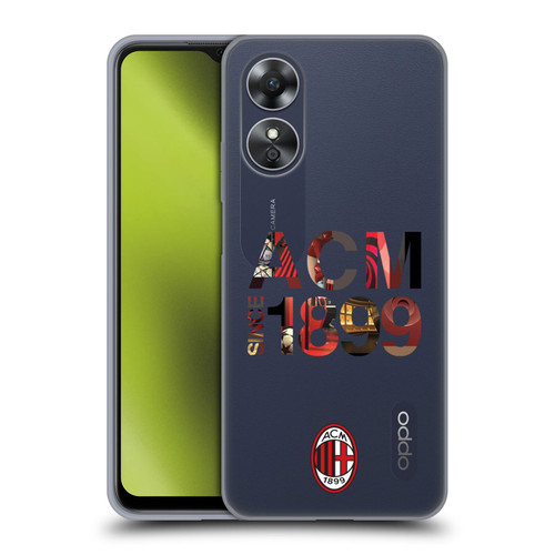 AC Milan Adults 1899 Soft Gel Case for OPPO A17
